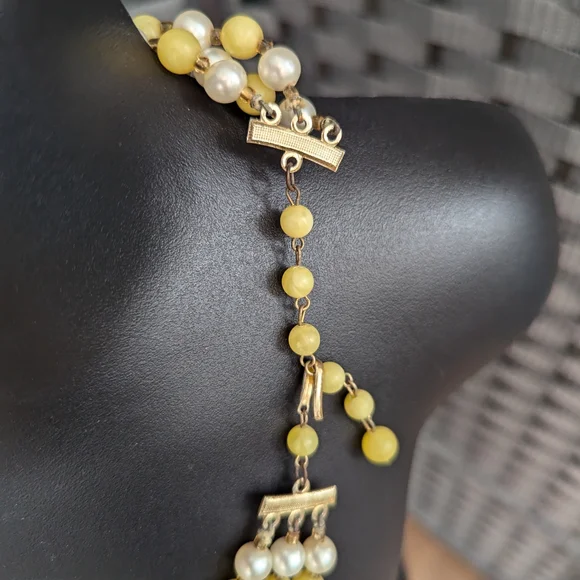 Hong Kong 3 Strand Beaded Necklace - Picture 5 of 5